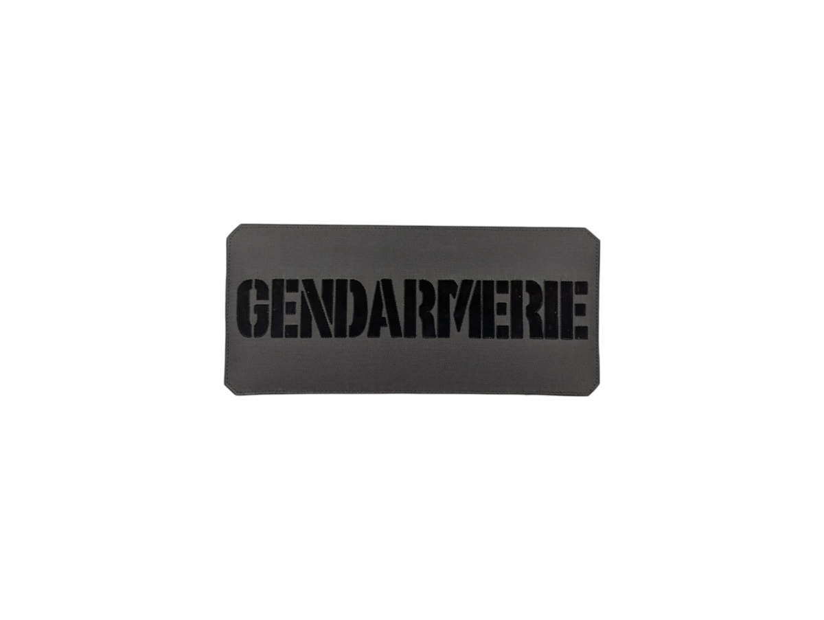 Patch d'identification 22 × 10 cm – vue principale