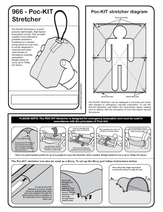 Civière extra-légère POC Kit – vue 2
