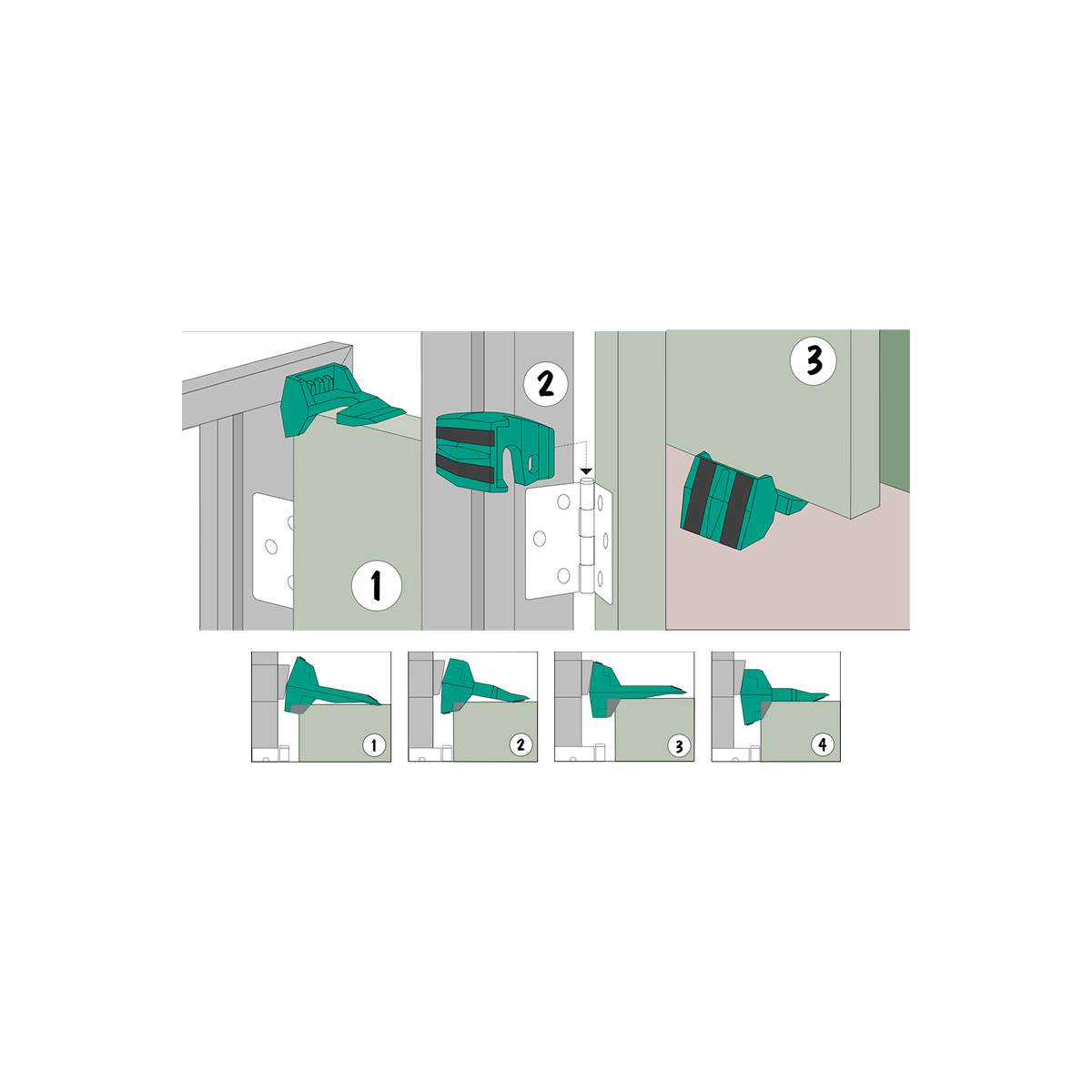 Cale de porte Wedge-It RhinoEvac – vue 4