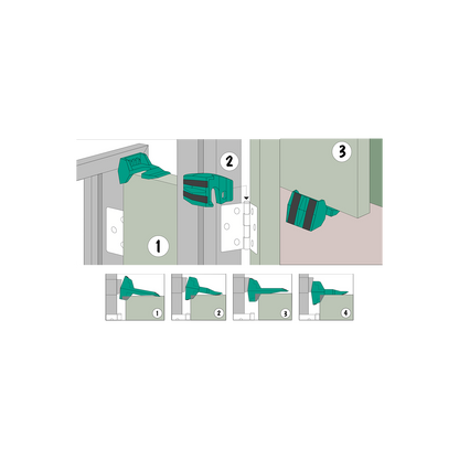 Cale de porte Wedge-It RhinoEvac – vue 4