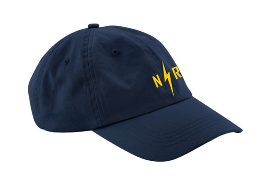 Casquette logo NR bleu navy et or – vue principale