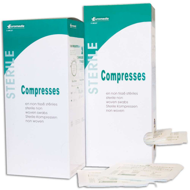 Compresses non tissées stériles (lot de 2) – vue principale