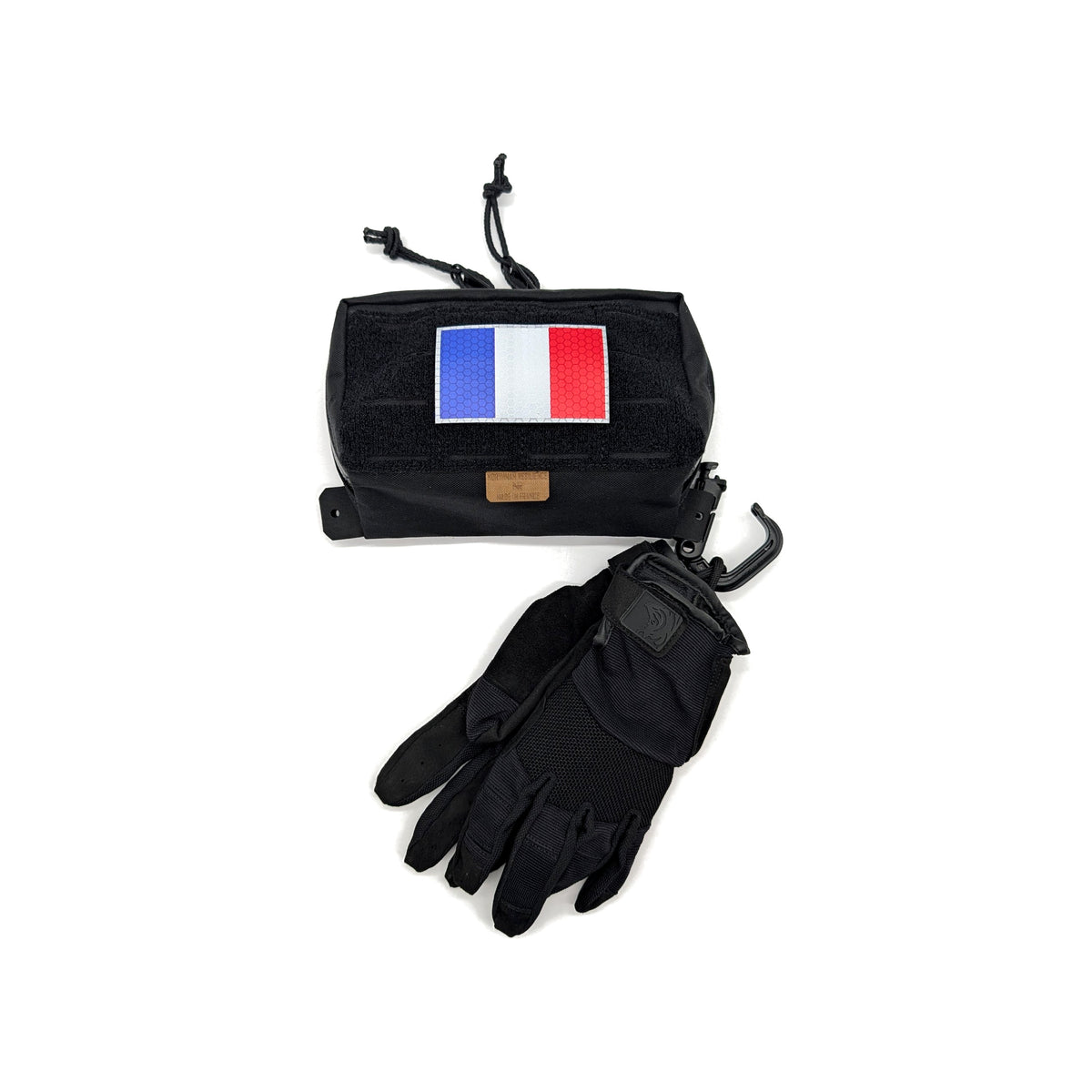 Admin Pouch Zip – avec drapeau et gants